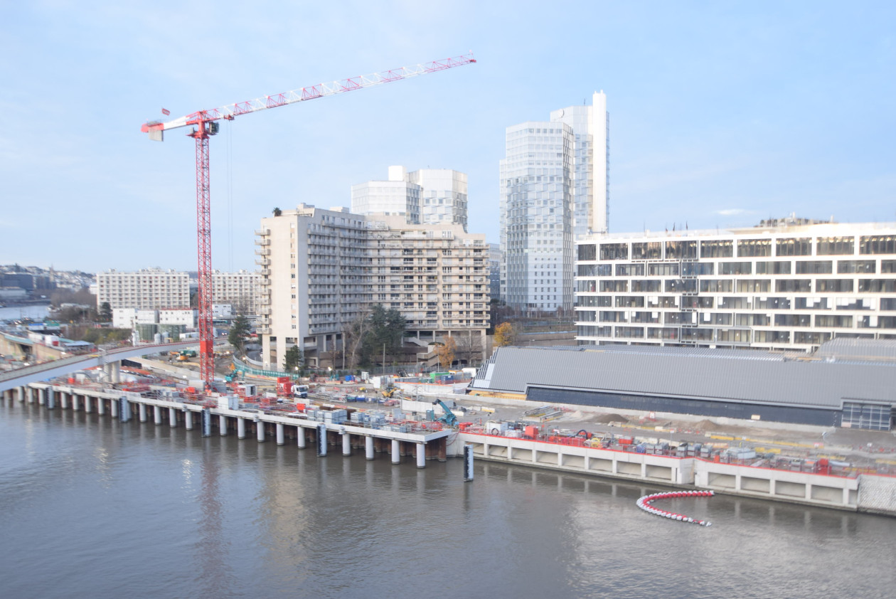 Travaux du nouveau métro se poursuivent à Boulogne-Billancourt