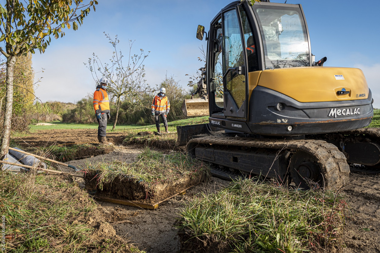 Implantation de la drave des murailles au golf national de guyancourt