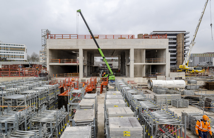 La construction de la salle d’accès est désormais finalisée.