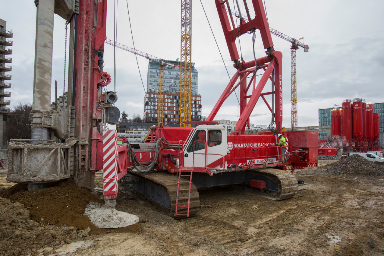 Des travaux de renforcement des sols