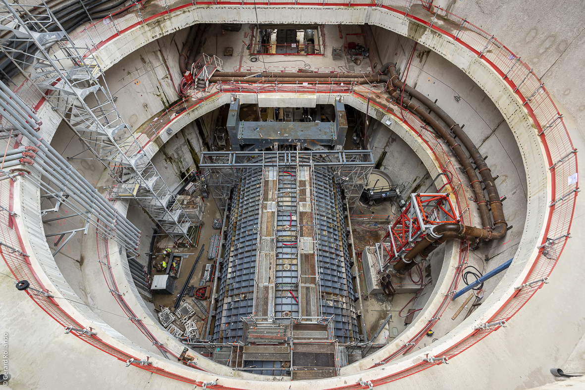 Le puits Arrighi est le point de départ de deux tunneliers de la ligne 15 Sud