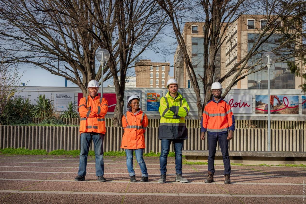 Les 4 agents de proximité de la 15 Est 