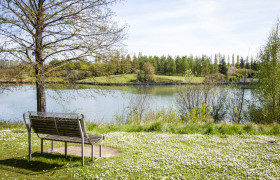 Parc départemental du Sausset à Aulnay : installation de la pompe à eau