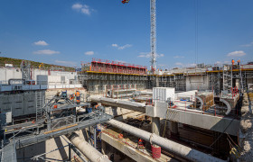 Vue du chantier de la future gare Bry - Villiers - Champigny du Grand Paris Express