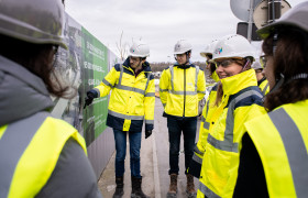 Visite de nouveaux collaborateurs sur le chantier Pont de Sèvres