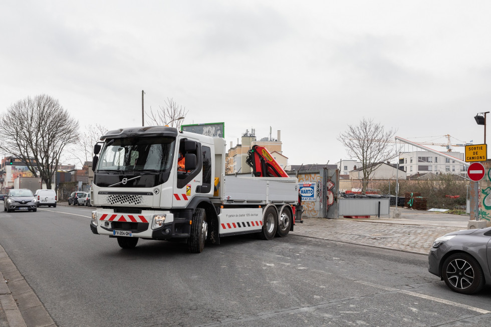 Le camion au puits Agnès