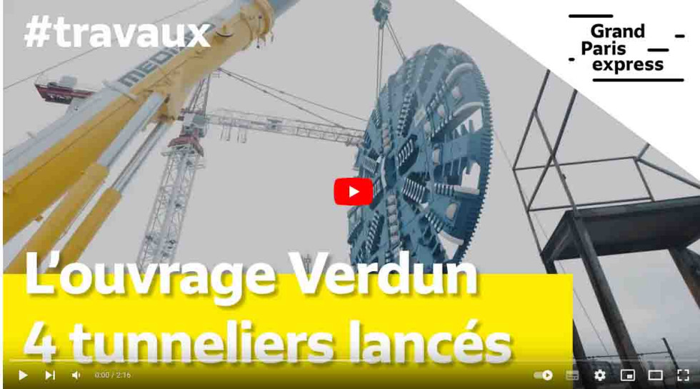 L'ouvrage Verdun, puits de lancement de quatre tunneliers