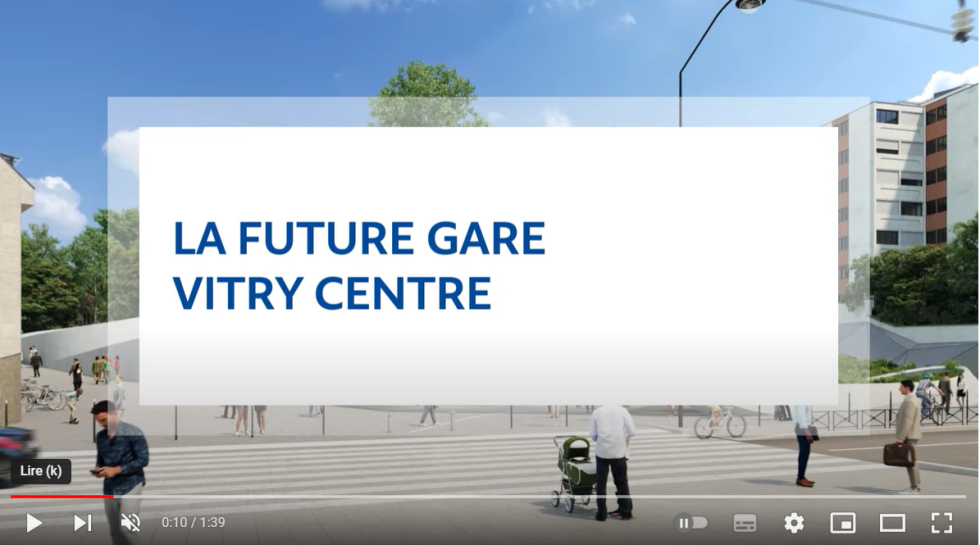 La future gare Vitry Centre