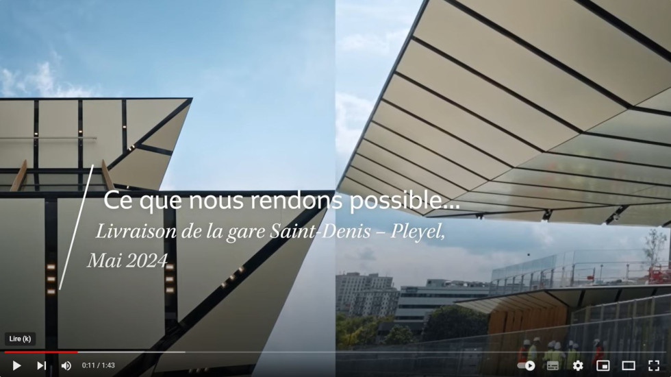 Découverte en vidéo de la gare Saint-Denis - Pleyel 