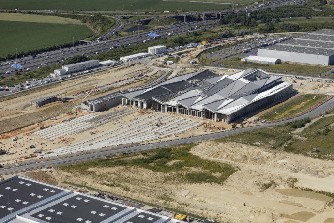 Le Centre d’Exploitation Aulnay vu du ciel