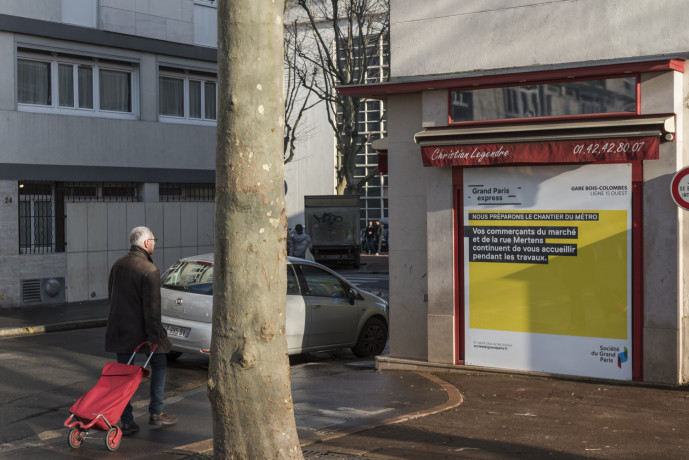 Février 2018, les commerçants se préparent à accueillir les travaux préparatoires