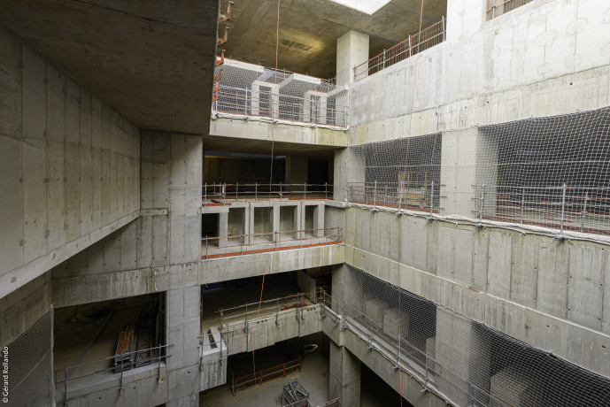 Vue intérieure du bâtiment voyageurs